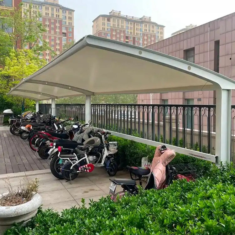 渑池县膜结构电动车棚